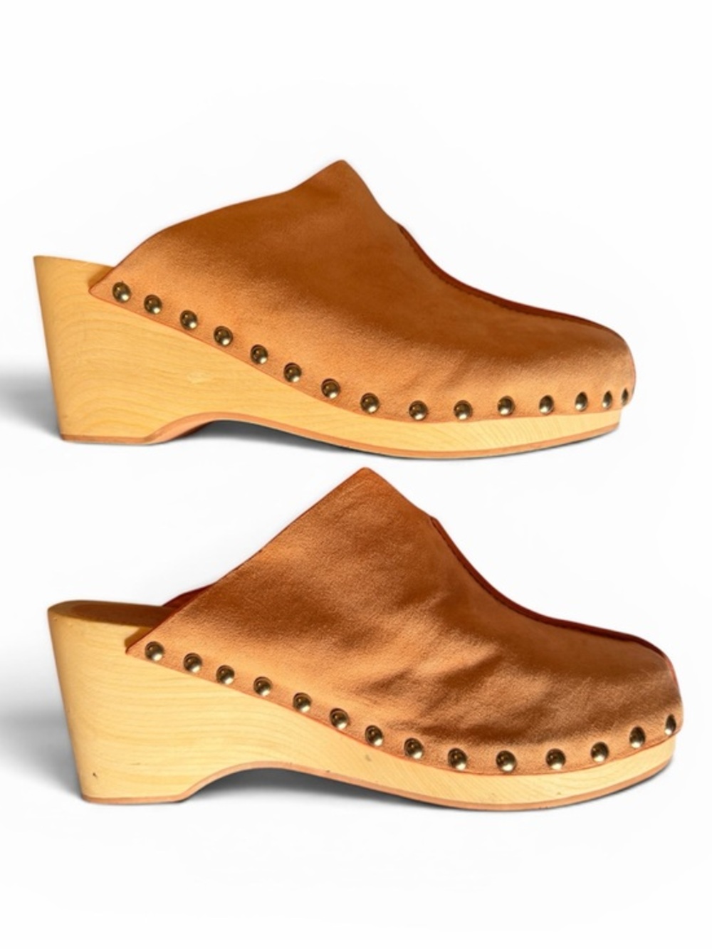 KELSI DAGGER 7.5 Jhett Blush Mules Clogs Studded